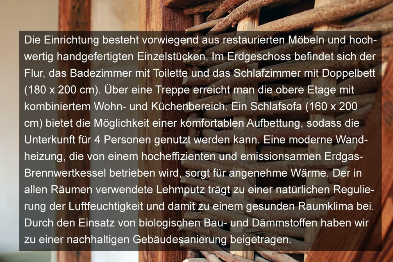 Ferienhaus -Kaisereinsde - In Lehmbauweise Parken Gratis Quedlinburg Eksteriør bilde