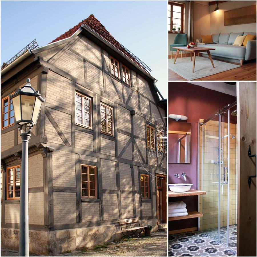Ferienhaus -Kaisereinsde - In Lehmbauweise Parken Gratis Quedlinburg Eksteriør bilde
